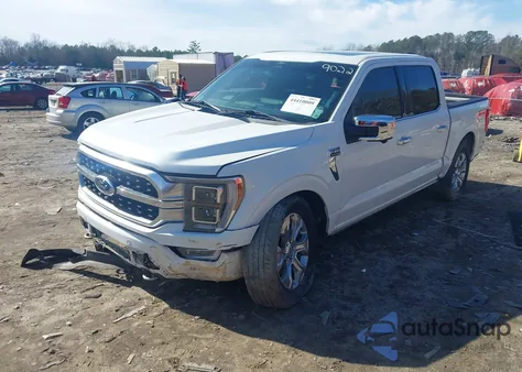 2022 Ford F-150 Platinum z USA, uszkodzony, nr VIN 1FTFW1E5XNFB89022